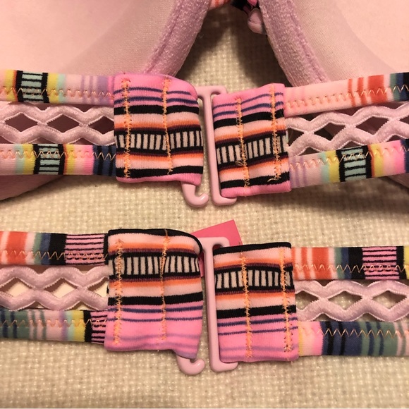 Lot of 2 Victoria’s Secret bandeau swim top size 36D - Picture 10 of 12